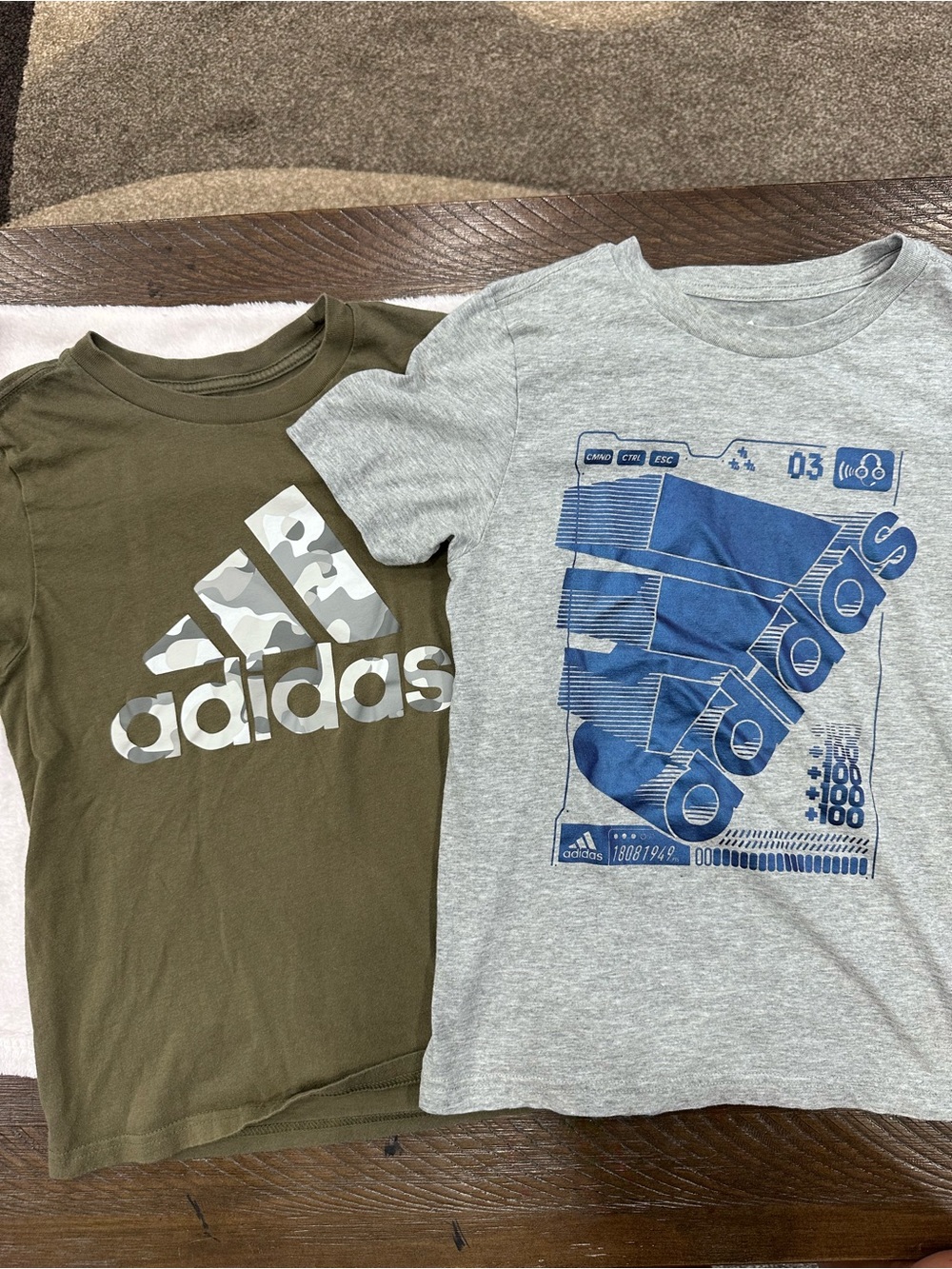 Adidas 2 Shirt Bundle Boys Size Small
